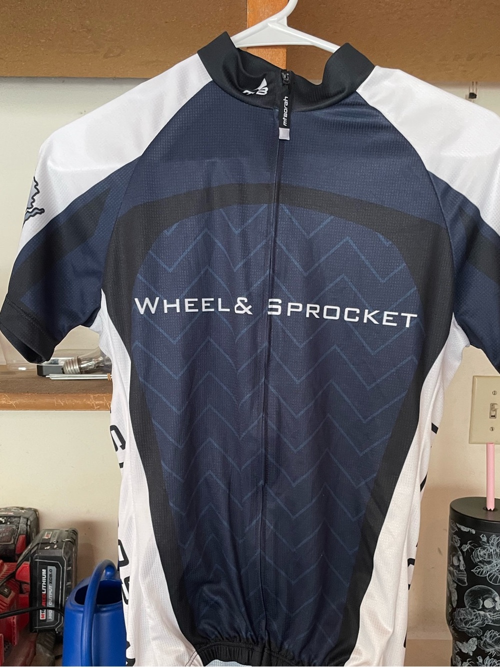 Women’s Navy and White Cycling Jersey
